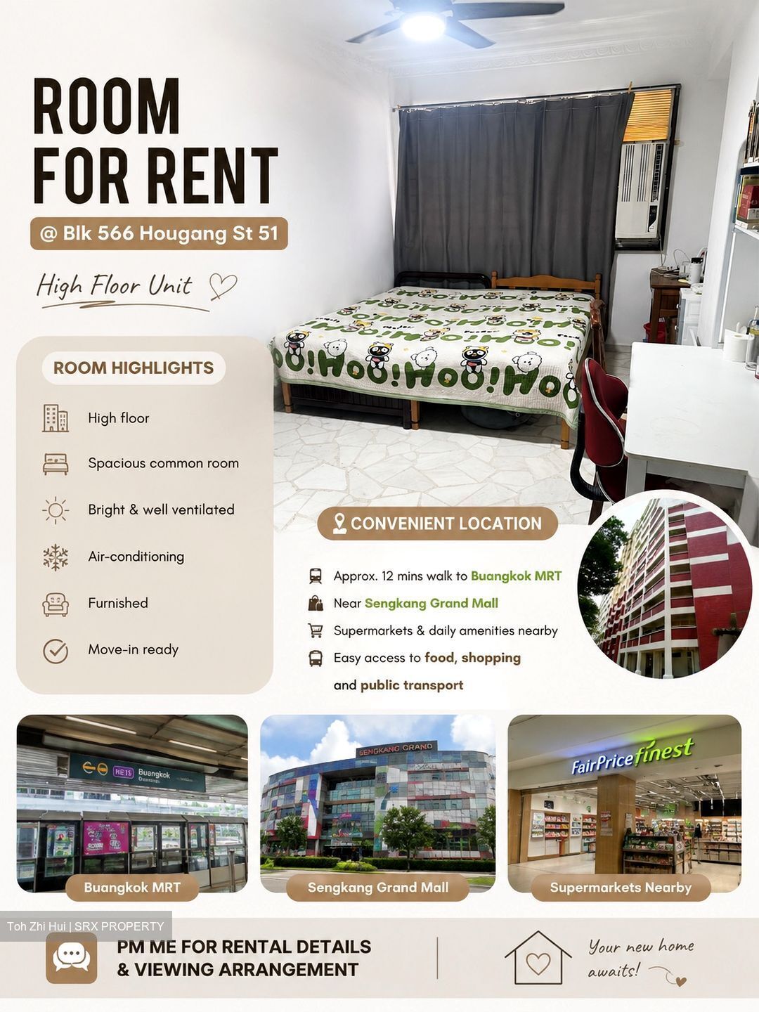 Blk 566 Hougang Street 51 (Hougang), HDB 4 Rooms #603124741